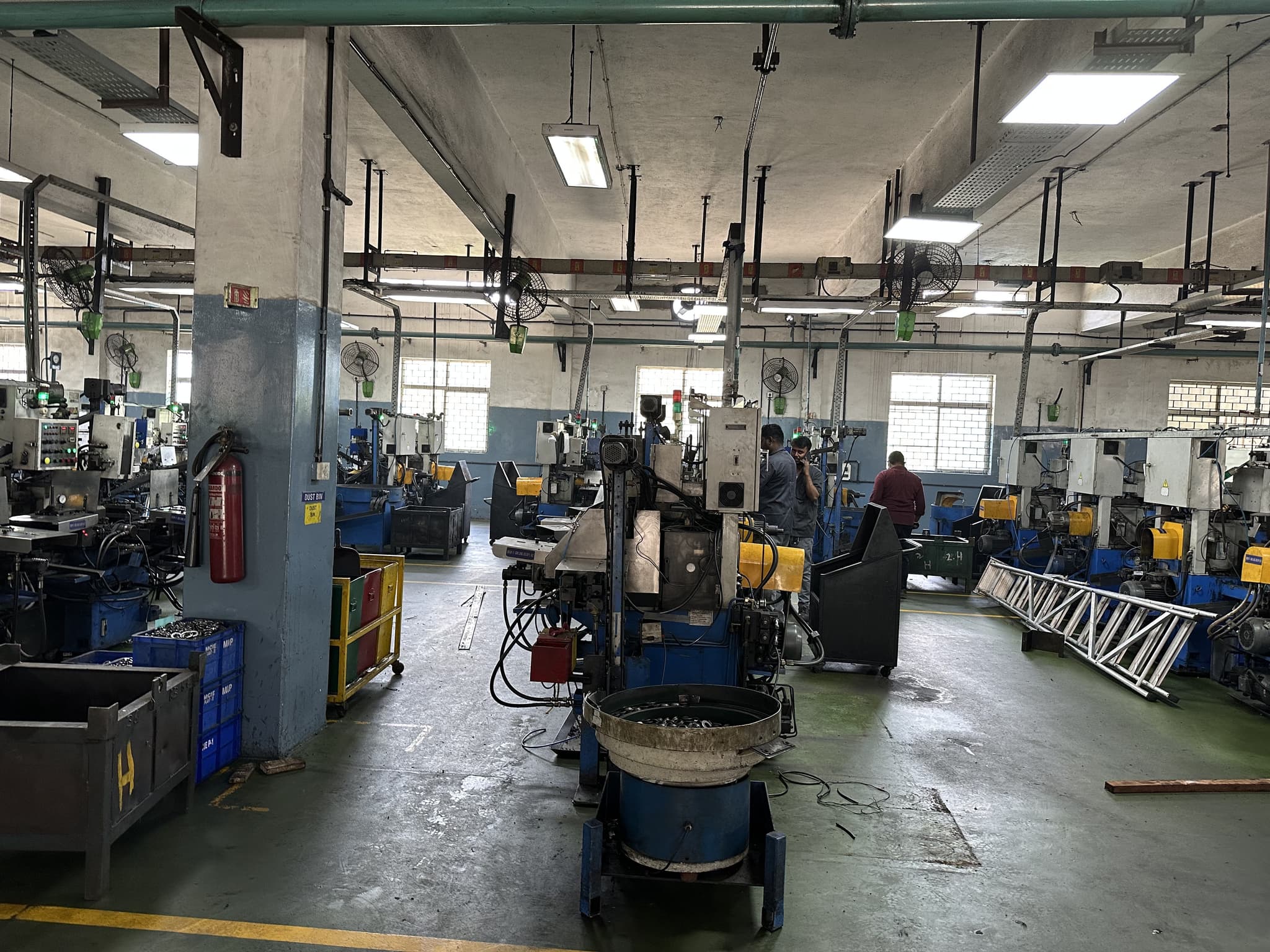 The precision manufacturing plant and bearing production line at Aashita Enterprises